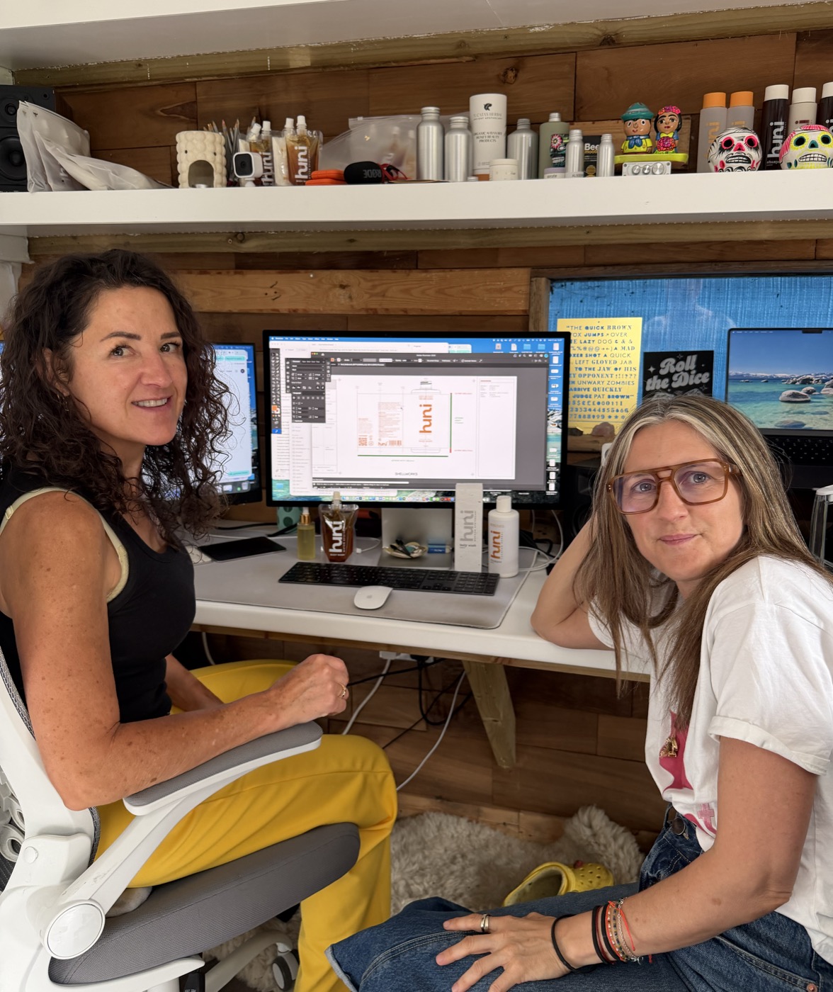 Polly and Elizabeth, founders of huni